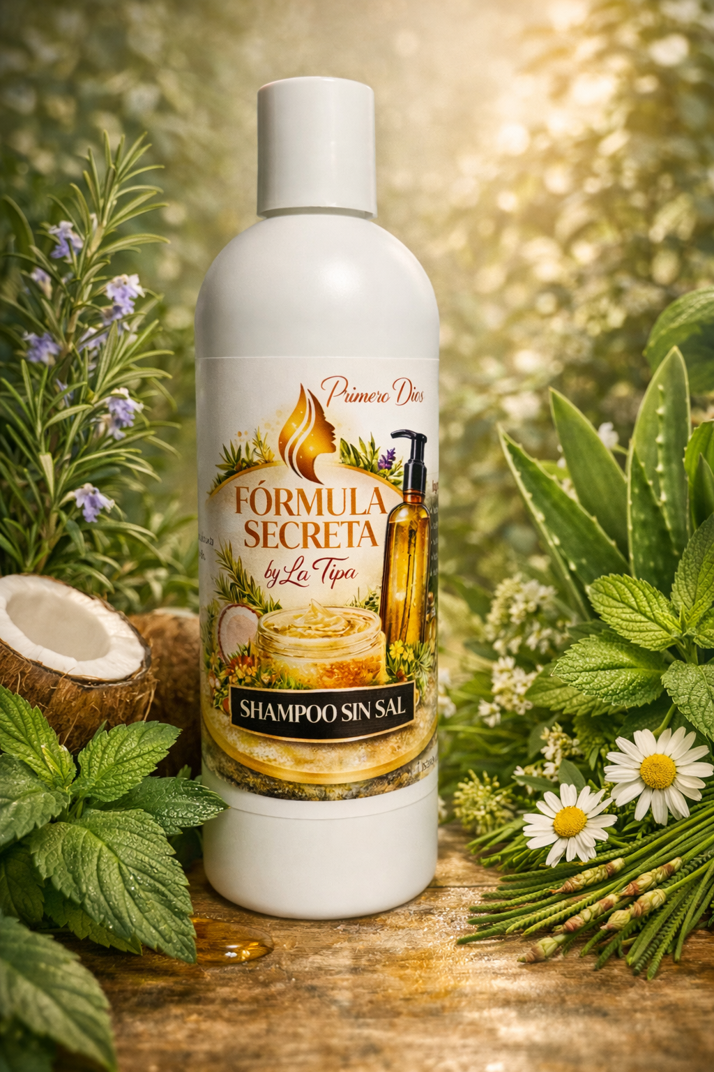 Shampoo Sin Sal Nutritivo – Fórmula Secreta by La Tipa